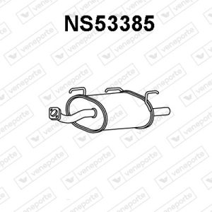 Silenciador trasero 201005M710-20100BM520-