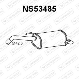 Silenciador trasero 201009U00A-201009U00B-