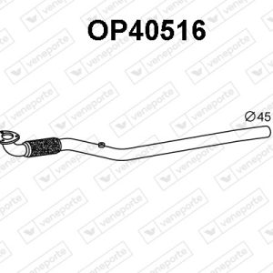 Tubo de escape 24402350-
