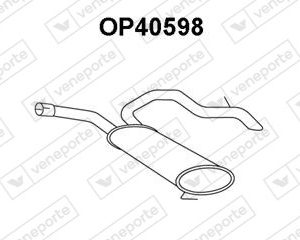 Silenciador trasero 2011000QAF-4408443-4411739-4416073-8200048489