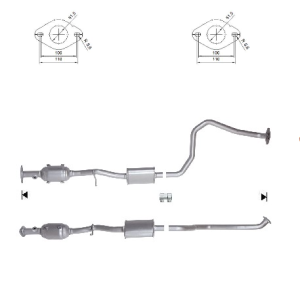 Catalizador MAZDA 2 1.5i 16V P5642055X