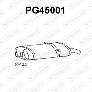Silenciador trasero 172578-1726X2-