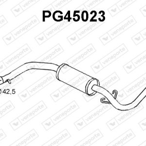 Silenciador trasero 172581-