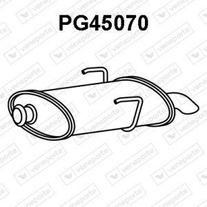 Silenciador trasero 172672-