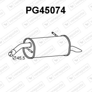 Silenciador trasero 173084-