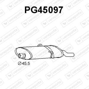 Silenciador trasero 172594-