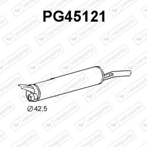 Silenciador trasero 172576-