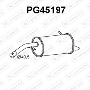 Silenciador trasero 1730AV-