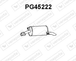 Silenciador trasero 172604-1726Y5-