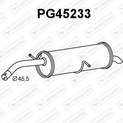 Silenciador trasero 1730GV-1730JS-