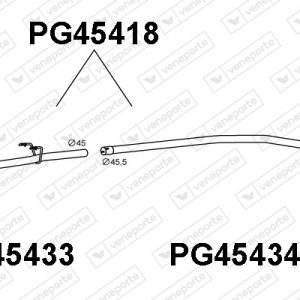 Tubo de escape 1717PASSAT-1717TJ-