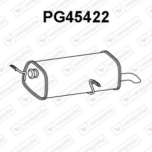 Silenciador trasero 1726KL-1726KX-1726RJ-1726TK-1726WA