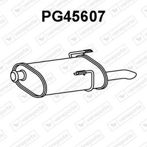 Silenciador trasero 1726SQ-1726SS-1726SV-9802395280-