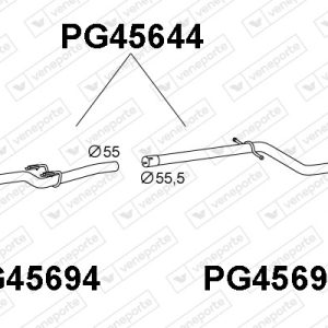 Tubo de escape 1717AA-