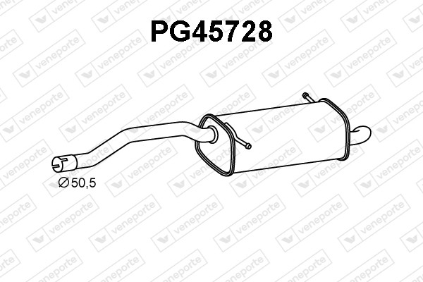 Silenciador trasero 1730GW-