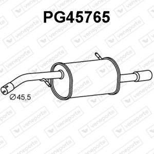 Silenciador trasero 173085-173088-1730X1-