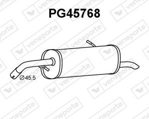 Silenciador trasero 173083-