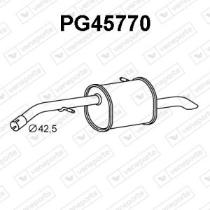 Silenciador trasero 1730AH-1730HV-
