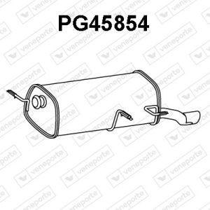 Silenciador trasero 1726ZN-173000000000-9805296680-