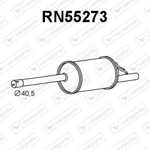 Silenciador trasero 200103162R-6001548670-6001550487-