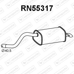 Silenciador trasero 8200500948-