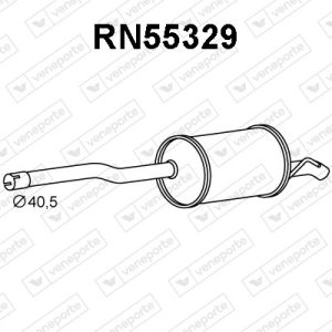 Silenciador trasero 200105622R-