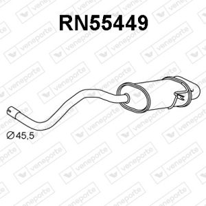 Silenciador trasero 200101367R-