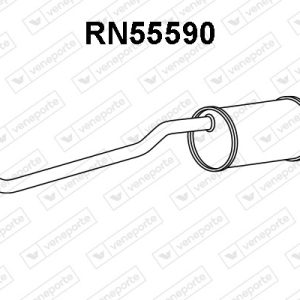 Silenciador trasero 200104223R-