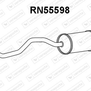 Silenciador trasero 200103241R-200109390R-