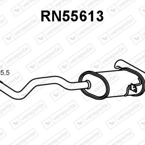 Silenciador trasero 8200189569-