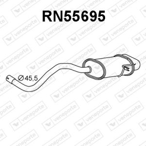 Silenciador trasero 8200189574-