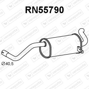 Silenciador trasero 8200276050-8200916410-