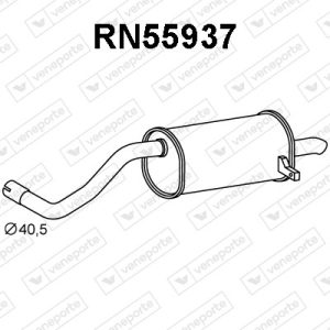 Silenciador trasero 8200385655-8200385656-