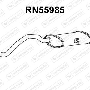 Silenciador trasero 200101727R-