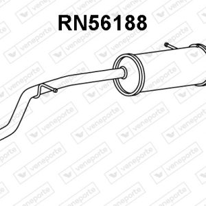 Silenciador trasero 200107729R-4424276-6000620096-93450051-