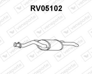 Silenciador trasero EAP8692EVA-GEX33417-WCG101890EVA-