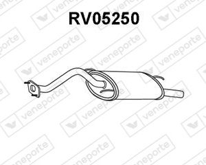 Silenciador trasero GEX33758-WCG103430-WCG103431-