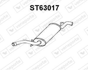 Silenciador trasero 6A0253609B-
