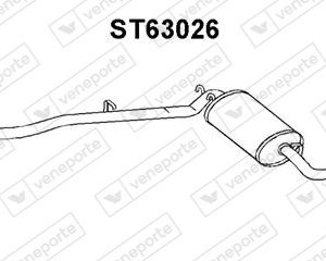 Silenciador trasero SE021115315A-SE021115315B-SE021115315C-