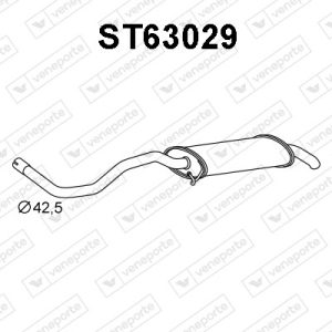 Silenciador trasero 6K6253609-6K6253609AA-