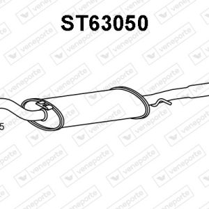 Silenciador trasero 1L0253609C-1L0253609S-