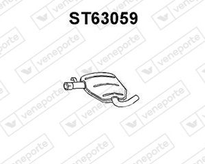 Silenciador central 191253409C-1L0253409A-