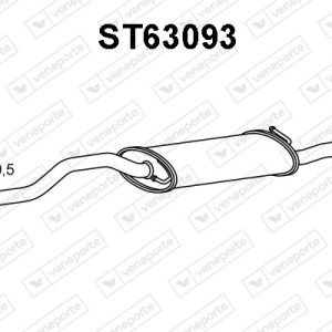 Silenciador trasero 6K5253609AG-6K5253609M-