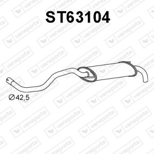 Silenciador trasero 6K6253609T-