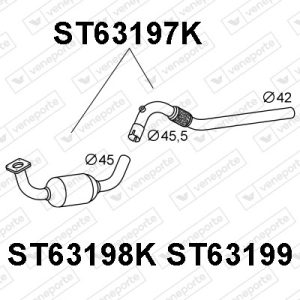 Catalizador 6K0253060GX-6Q0253060GX-6Q0253600GX-