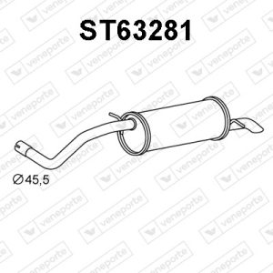 Silenciador trasero 6Q9253609AB-6Q9253609AL-6Q9253609L-6Y9253609-