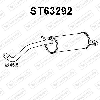 Silenciador trasero 6Q6253609-6Q6253609AC-6Q6253609AQ-6Q6253609CD-6Q6253609L