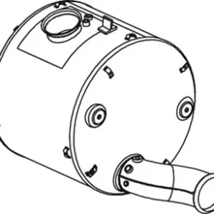 Silenciador del medio DAF