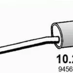 Silenciador delantero