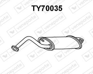Silenciador trasero 174300D300-